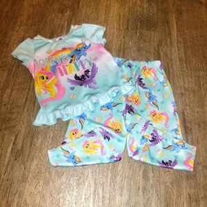 My Little Pony The Movie  Sleep Outfit Short Sleeve top and pants Size 2t